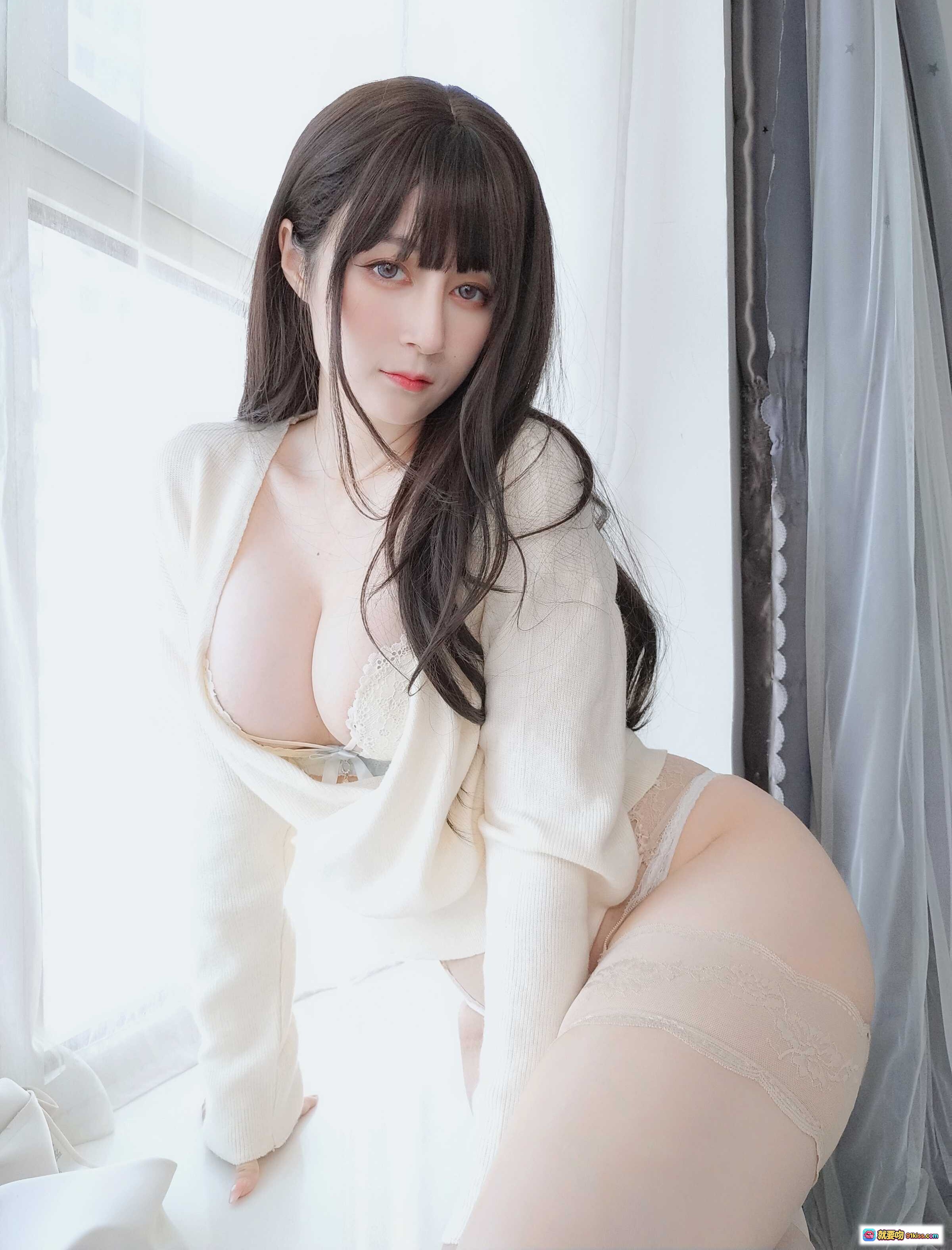 图片[1] - 白银81 NO.095 22年01月会员合集 381P 美女写真 白色蕾丝内衣 透明丝袜 窗边柔光 优雅性感 女神风姿 - 就要吻