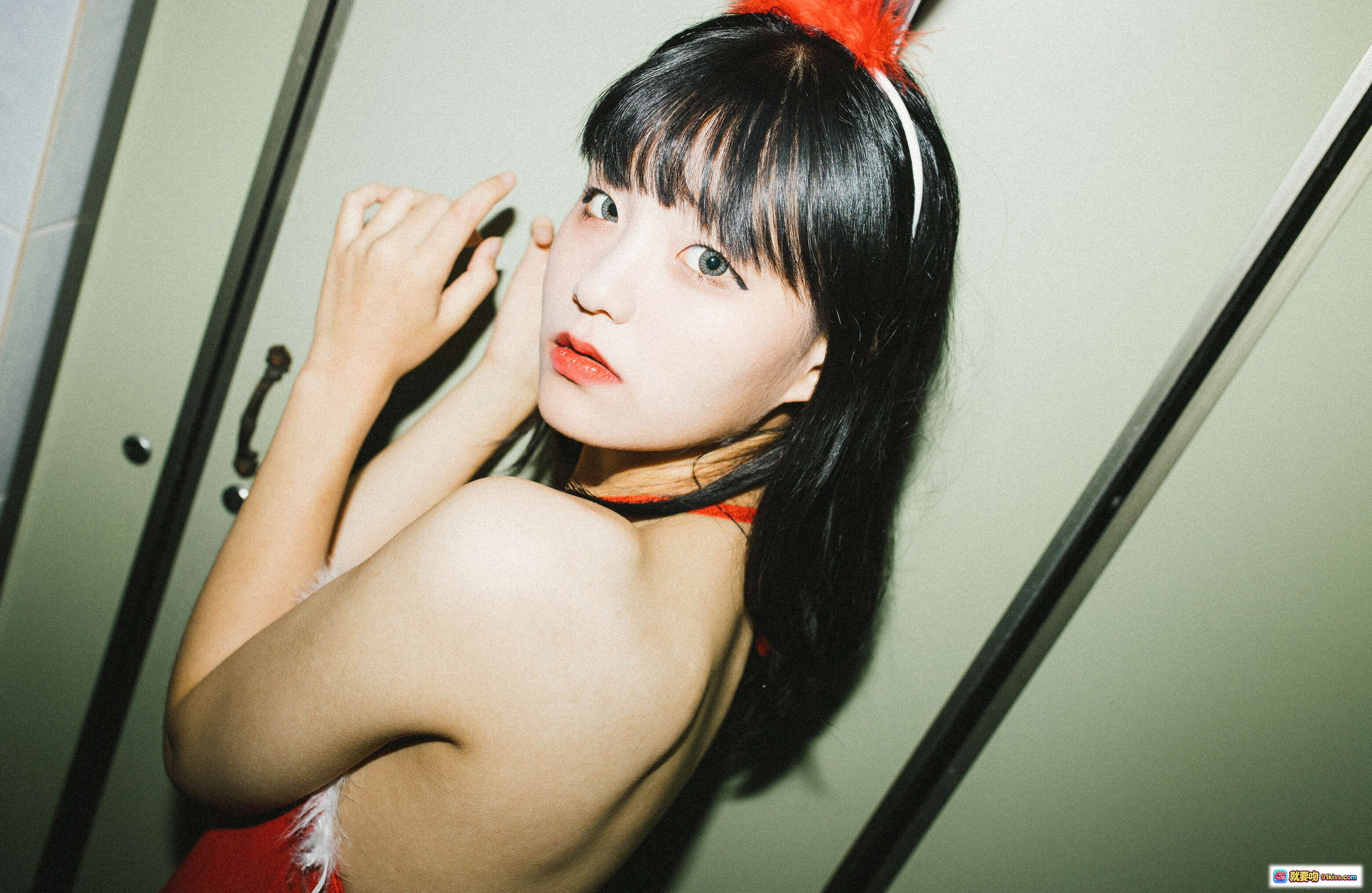 图片[5] - 韩国正妹Jenny NO.026 Moon Night Snap写真 141P 红色兔女郎装浴室私拍 甜美性感风格 - 就要吻