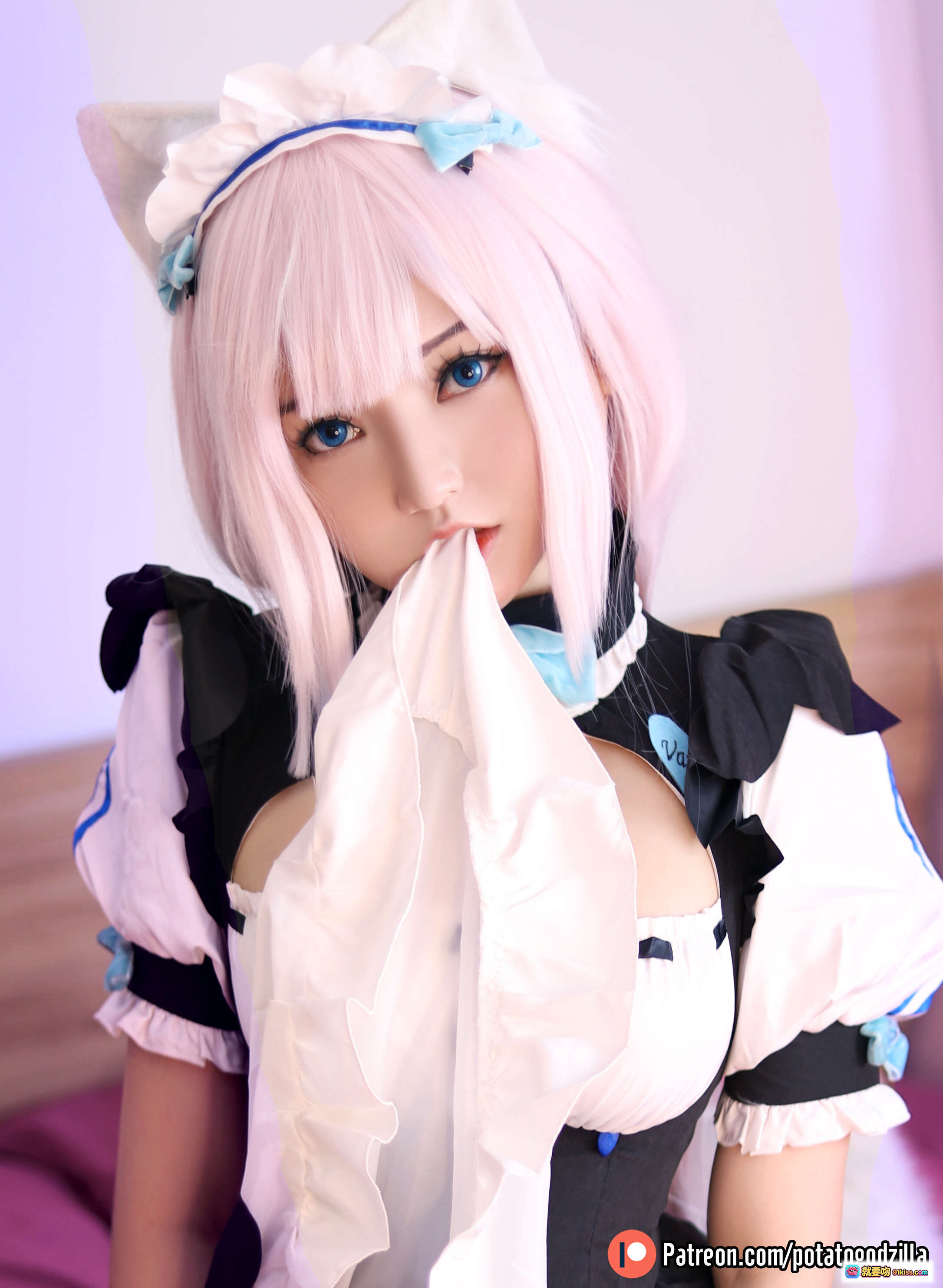 图片[9] - Potato Godzilla NO.041 Vanilla 粉发猫耳女仆装 Cosplay 精美写真 32P 137MB 高清美图 - 就要吻