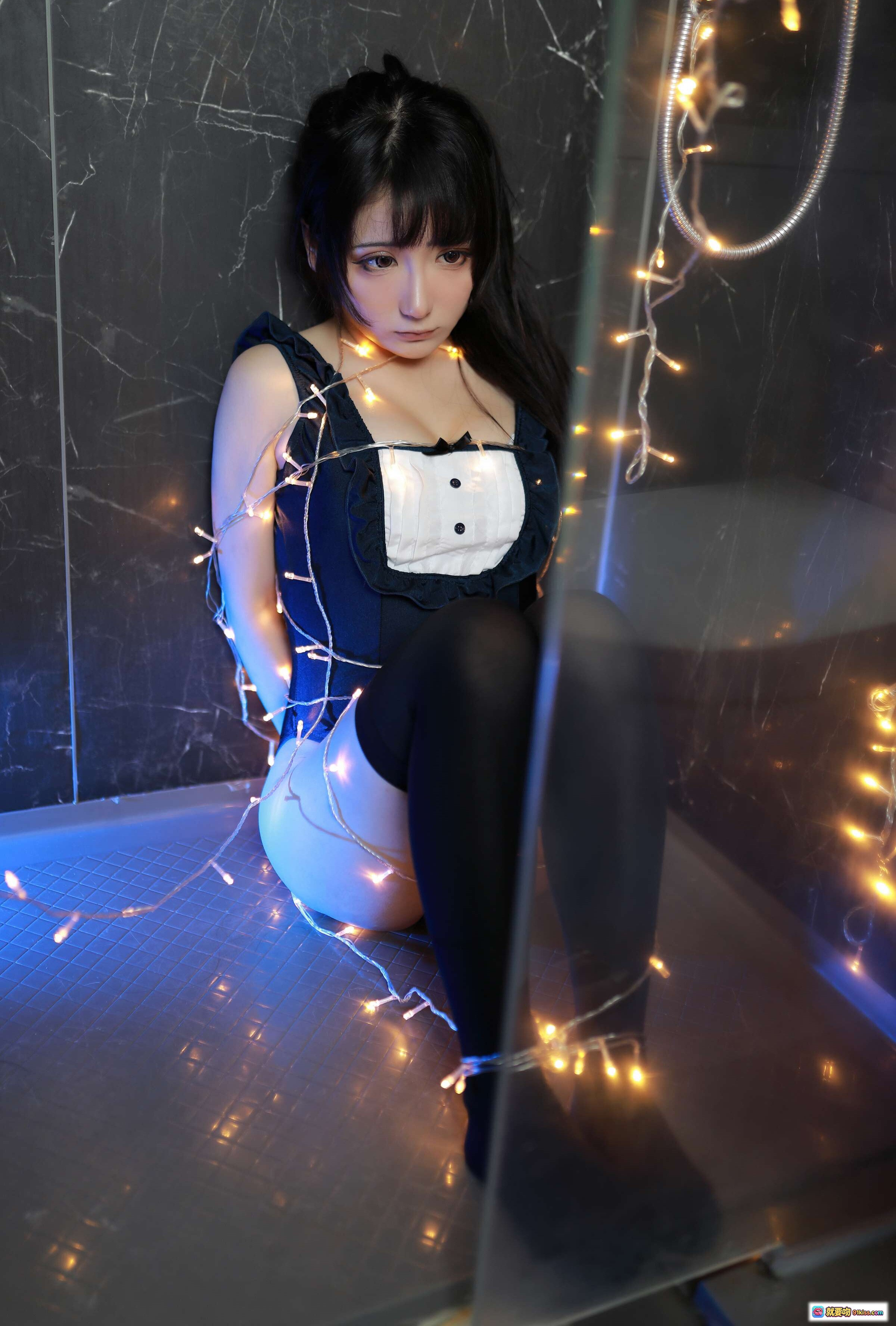 图片[7] - 三不是世w NO.002 死库水湿发黑丝美臀性感写真56P高清图集 - 就要吻