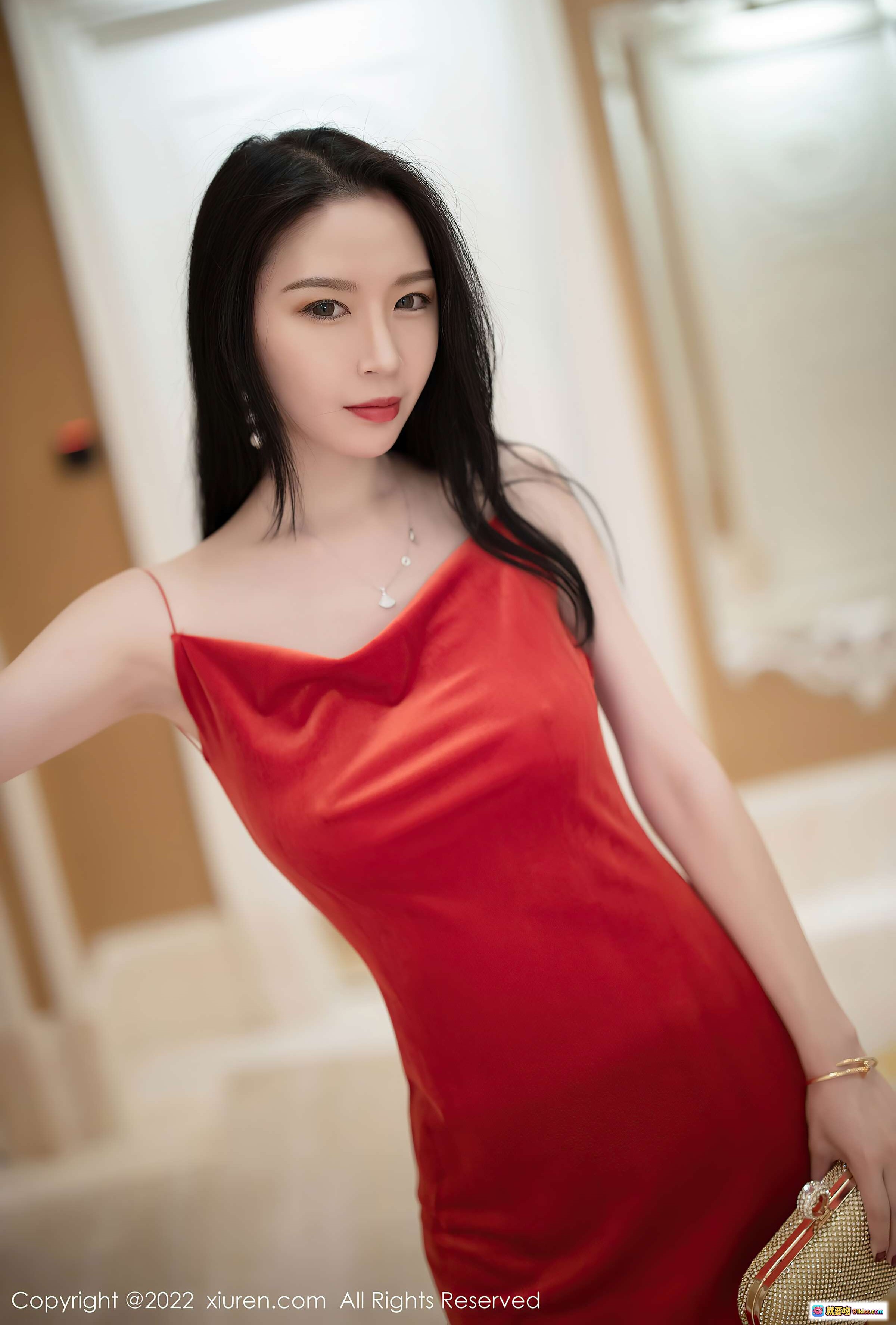 图片[10] - 梦心玥澳门旅拍写真 | 红裙黑丝高跟优雅造型 | XiuRen秀人网NO.4443高清美图 - 就要吻