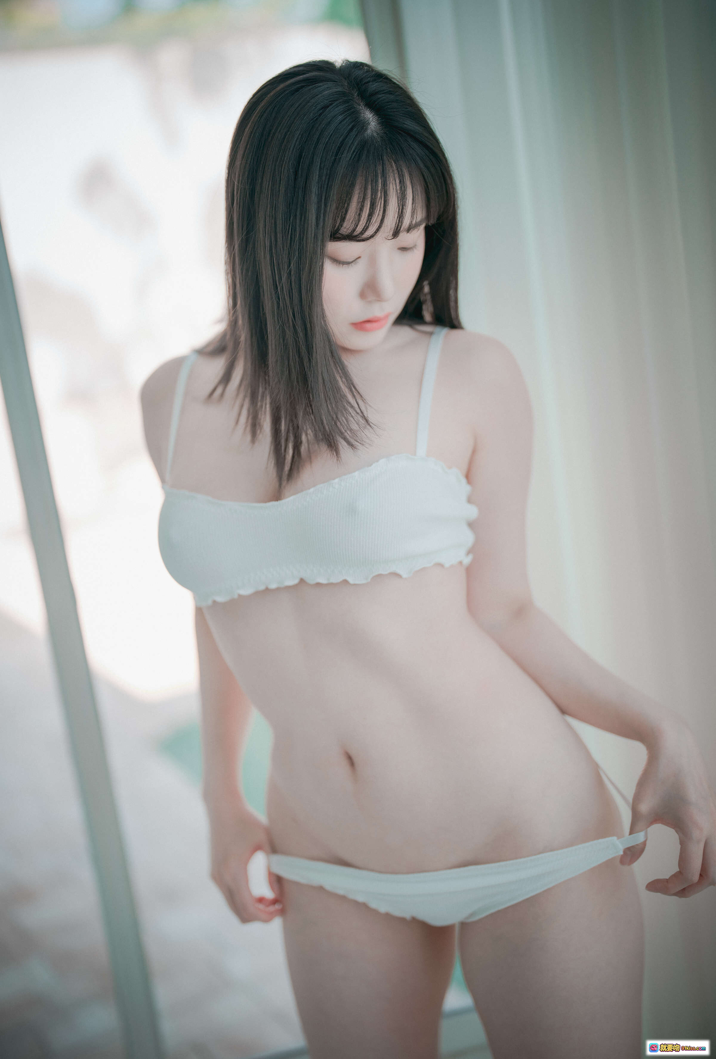 图片[7] - DJAWA Pia 白色蕾丝内衣写真 77P 1.48G 清新自然室内私房美拍 纯欲风少女感十足 - 就要吻