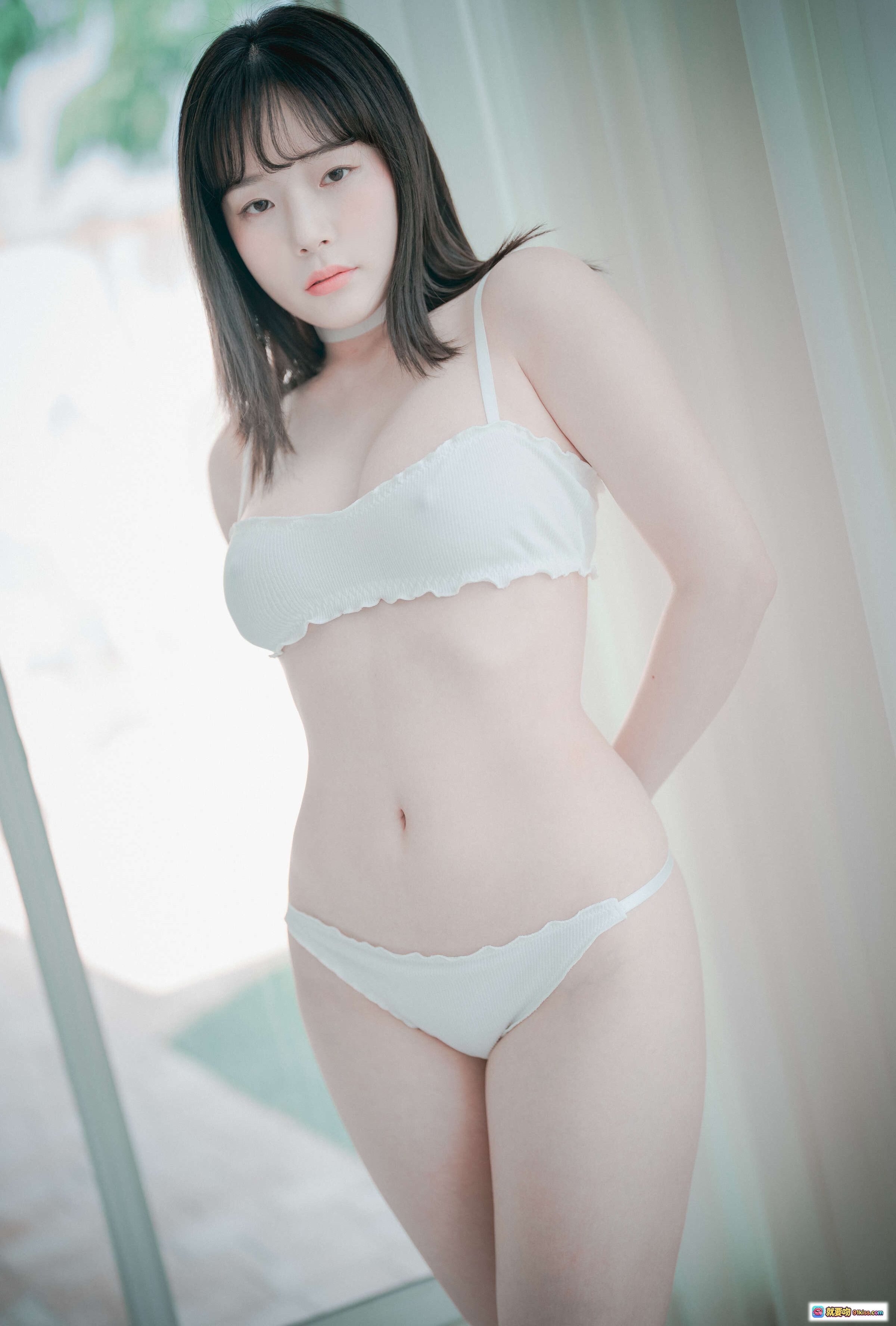 图片[8] - DJAWA Pia 白色蕾丝内衣写真 77P 1.48G 清新自然室内私房美拍 纯欲风少女感十足 - 就要吻