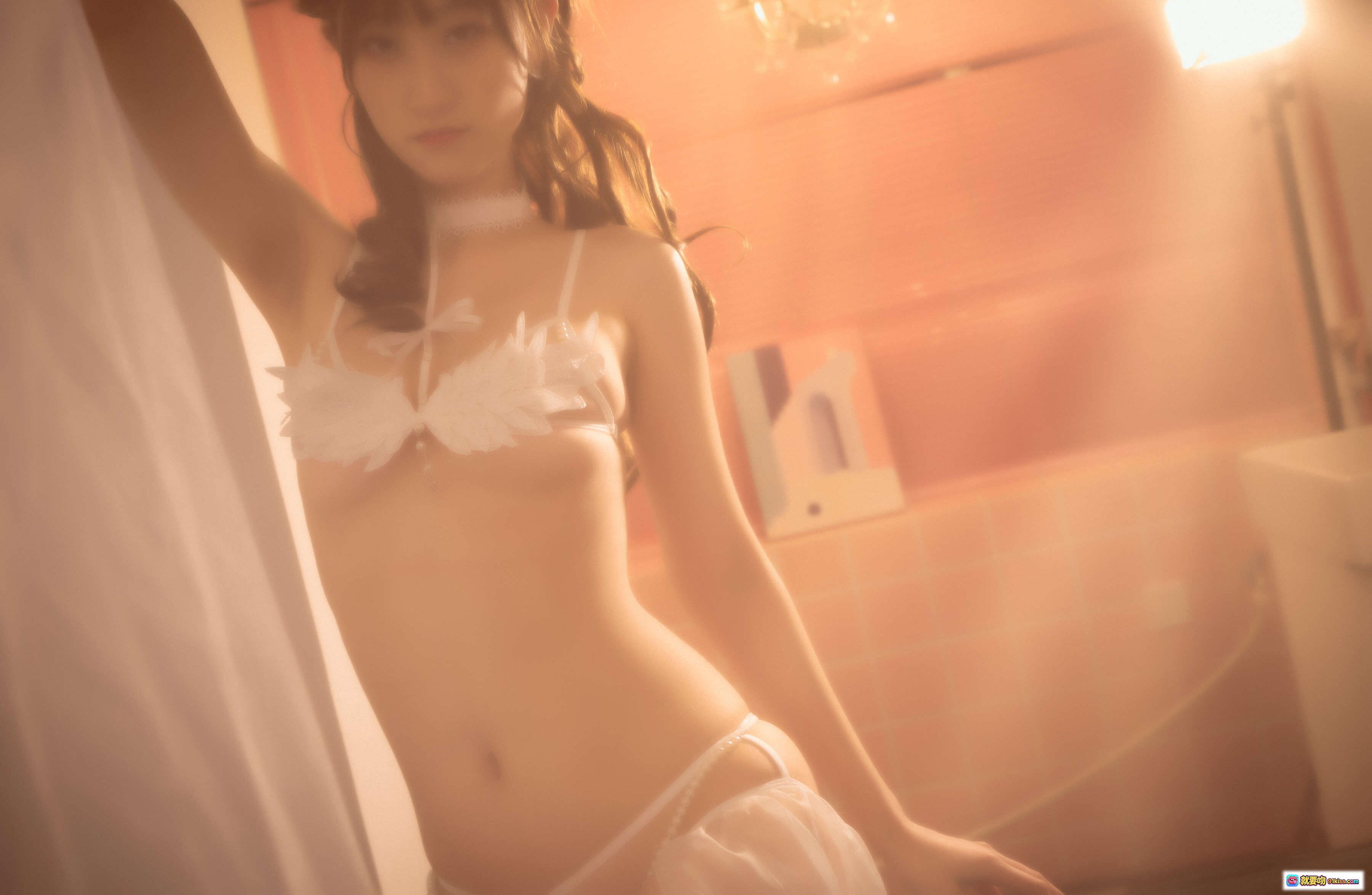 图片[3] - 北哥cos花嫁写真42P｜高质量蕾丝内衣朦胧光影性感美背私房摄影 - 就要吻