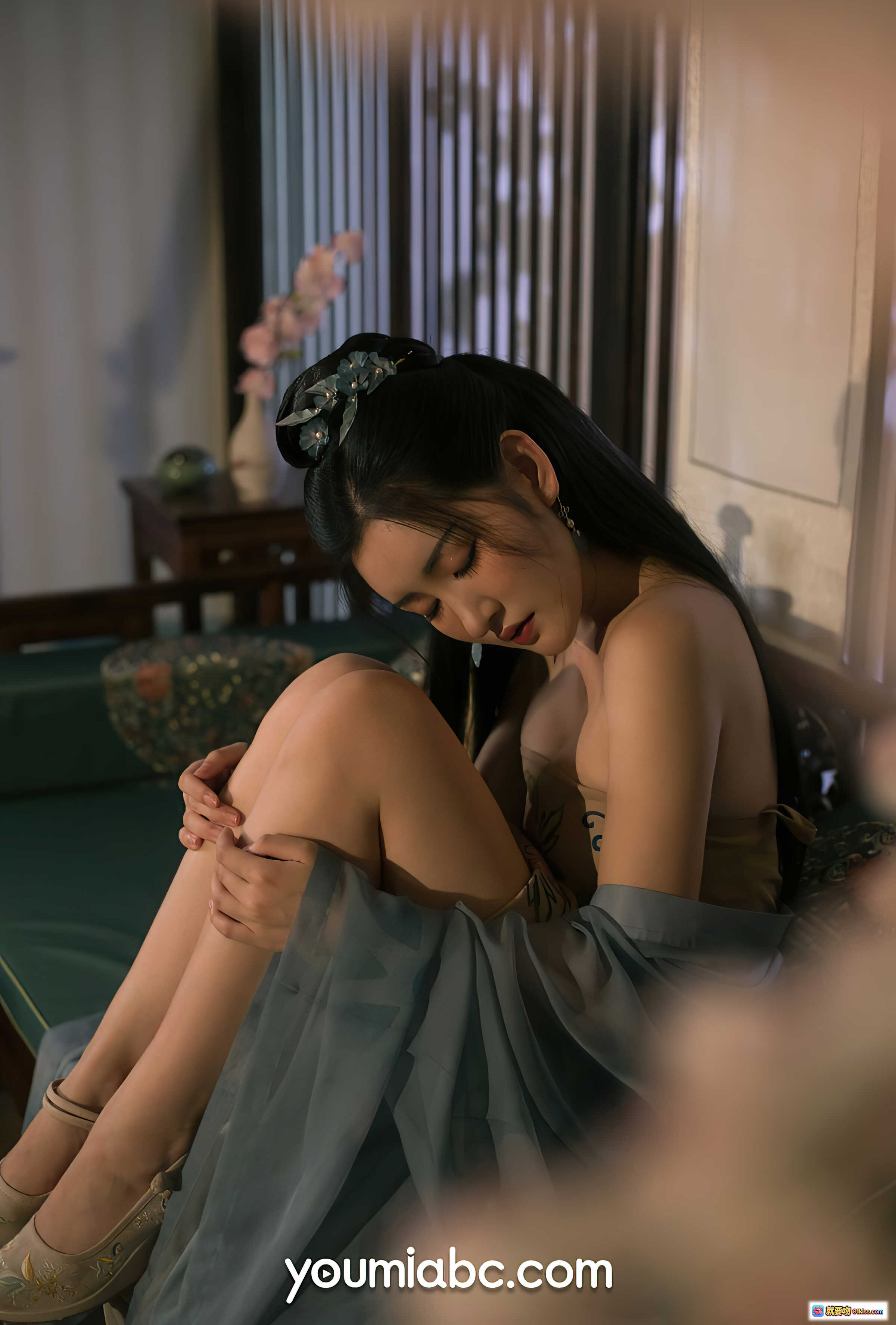 图片[6] - 沈梦瑶古风琵琶写真 | 优雅汉服美女弹奏传统乐器 | YouMi尤蜜2021年7月19日高清图集 - 就要吻