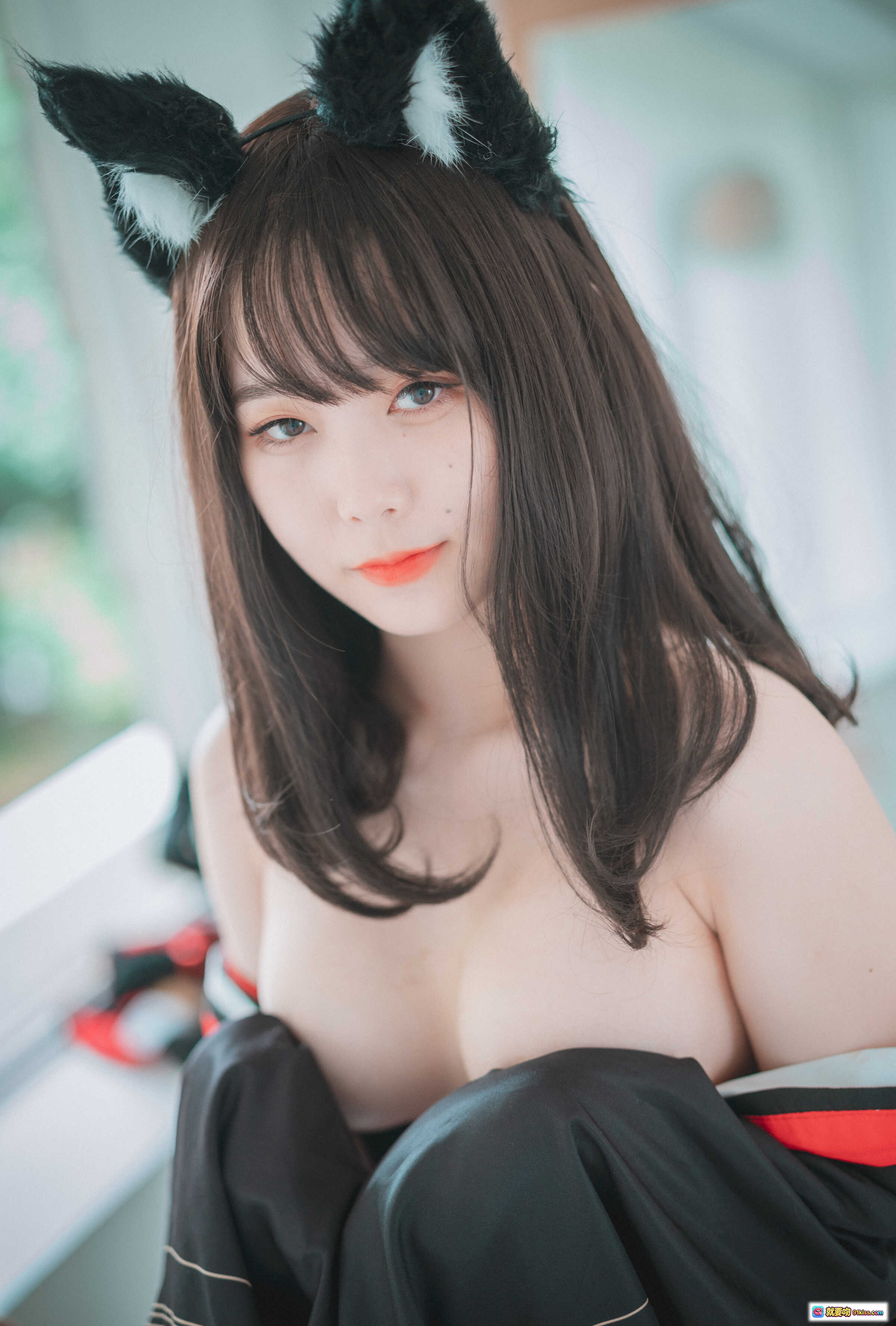 图片[9] - 韩国妹子ZIA NO.007 《碧蓝航线》IJN山城Cosplay 萌系猫耳黑发美背和风裙装写真78P - 就要吻